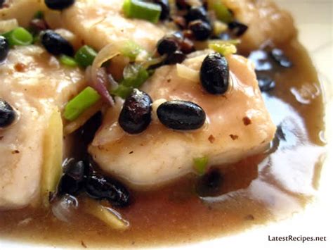 fish with tausi|Fish Fillet with Tausi (Fermented Black Beans).